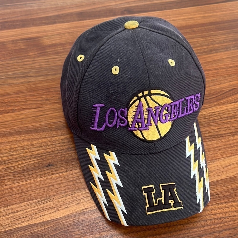 Vintage Sam’s Cap Los Angeles Black Strapback Hat